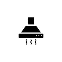 Cooker hood simple flat icon vector illustration