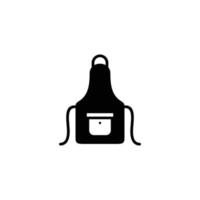 Apron simple flat icon vector illustration