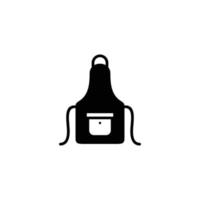 Apron simple flat icon vector illustration