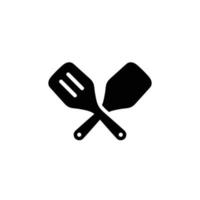 Spatula simple flat icon vector illustration