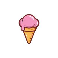 Ice cream icon vector illustration