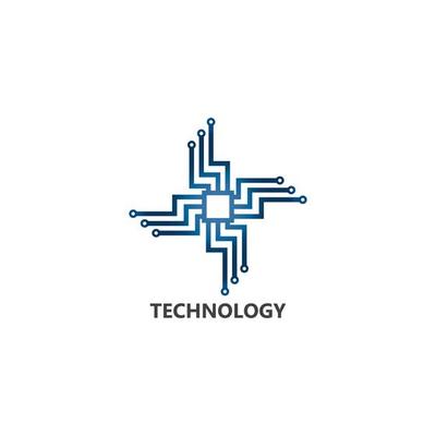 Vector Logo Technology concept illustration