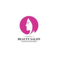 Beauty Women for salon logo Icon Template vector