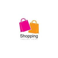 Shopping Logo vector icon illustration