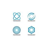 Vector Logo Technology concept illustration