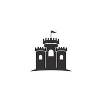 Castle Logo vector icon illustration