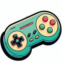 electronic video game controller vector