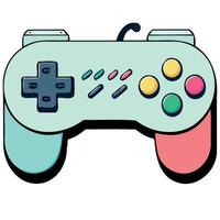 electronic video game controller vector