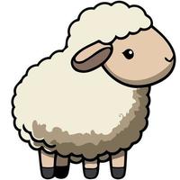 animal mammal sheep body vector