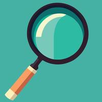 Magnifier icon, simple style 14542253 Vector Art at Vecteezy