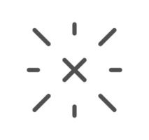 Reject related icon outline and linear vector. vector