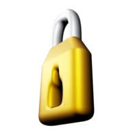 illustration 3d de cadenas png