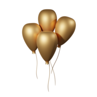 Liebesballon 3D-Darstellung png