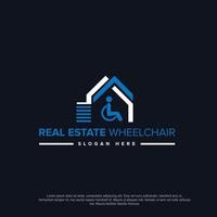 People in Wheelchairs Icon Logo Design Template Pro Vector