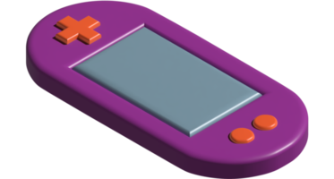 illustration 3d du jeu de console png