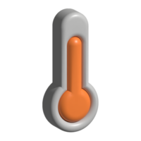 3d icono de termómetro png