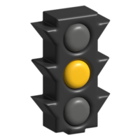 3d icono de semáforo png