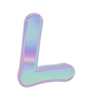 holographisches Alphabet l png