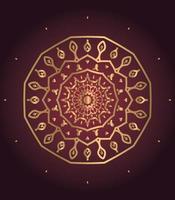 Set of mandala with floral ornament pattern,Vector mandala relaxation patterns unique design with nature style, Hand drawn pattern,Mandala template for page decoration cards, book, logos Free Vector
