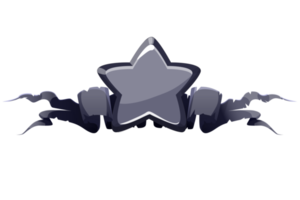 Black star badge png