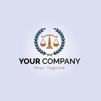 Law firm logo design , Lawyer logo vector template Free Vector