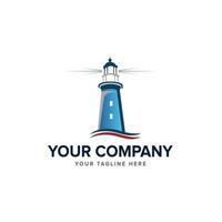 Lighthouse logo images Pro Vector
