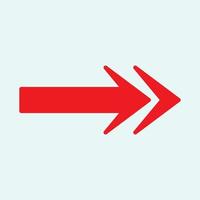 Red arrow icon vector EPS- 10