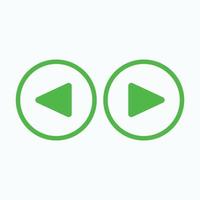Play button icon in trendy flat style isolated on grey background. Play symbol for your web site design, logo, app, UI. Vector illustration