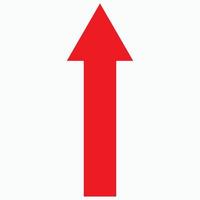 Red arrow icon vector EPS- 10