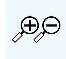 search icon, flat vector graphic on isolated background. - Vector