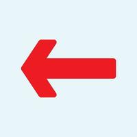 Red arrow icon vector EPS- 10