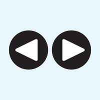 Play button icon in trendy flat style isolated on grey background. Play symbol for your web site design, logo, app, UI. Vector illustration