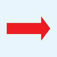 Red arrow icon vector EPS- 10