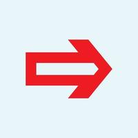 Red arrow icon vector EPS- 10