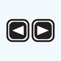 Play button icon in trendy flat style isolated on grey background. Play symbol for your web site design, logo, app, UI. Vector illustration