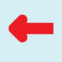 Red arrow icon vector EPS- 10