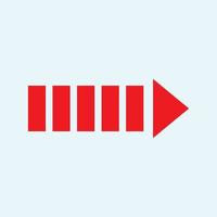 Red arrow icon vector EPS- 10
