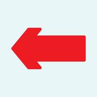 Red arrow icon vector EPS- 10