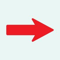 Red arrow icon vector EPS- 10
