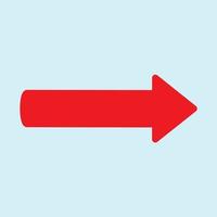 Red arrow icon vector EPS- 10