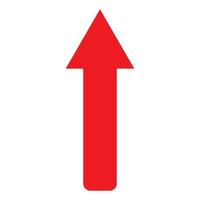 Red arrow icon vector EPS- 10