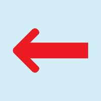 Red arrow icon vector EPS- 10