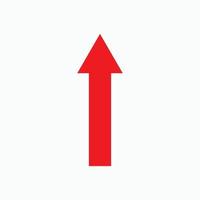 Red arrow icon vector EPS- 10