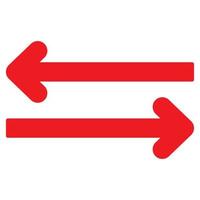 Red arrow icon vector EPS- 10