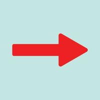 Red arrow icon vector EPS- 10