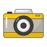 ícone amarelo da câmera. png