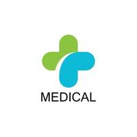 logo medico de salud vector