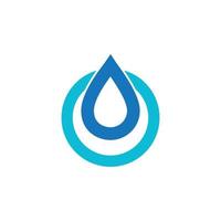 logotipo de gota de agua vector