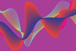 colorful gradient wave Abstract background. Modern poster with gradient 3d flow shape. Innovation background design for landing page. Vector