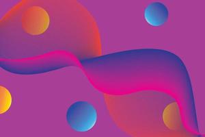 colorful gradient wave Abstract background. Modern poster with gradient 3d flow shape. Innovation background design for landing page. Vector